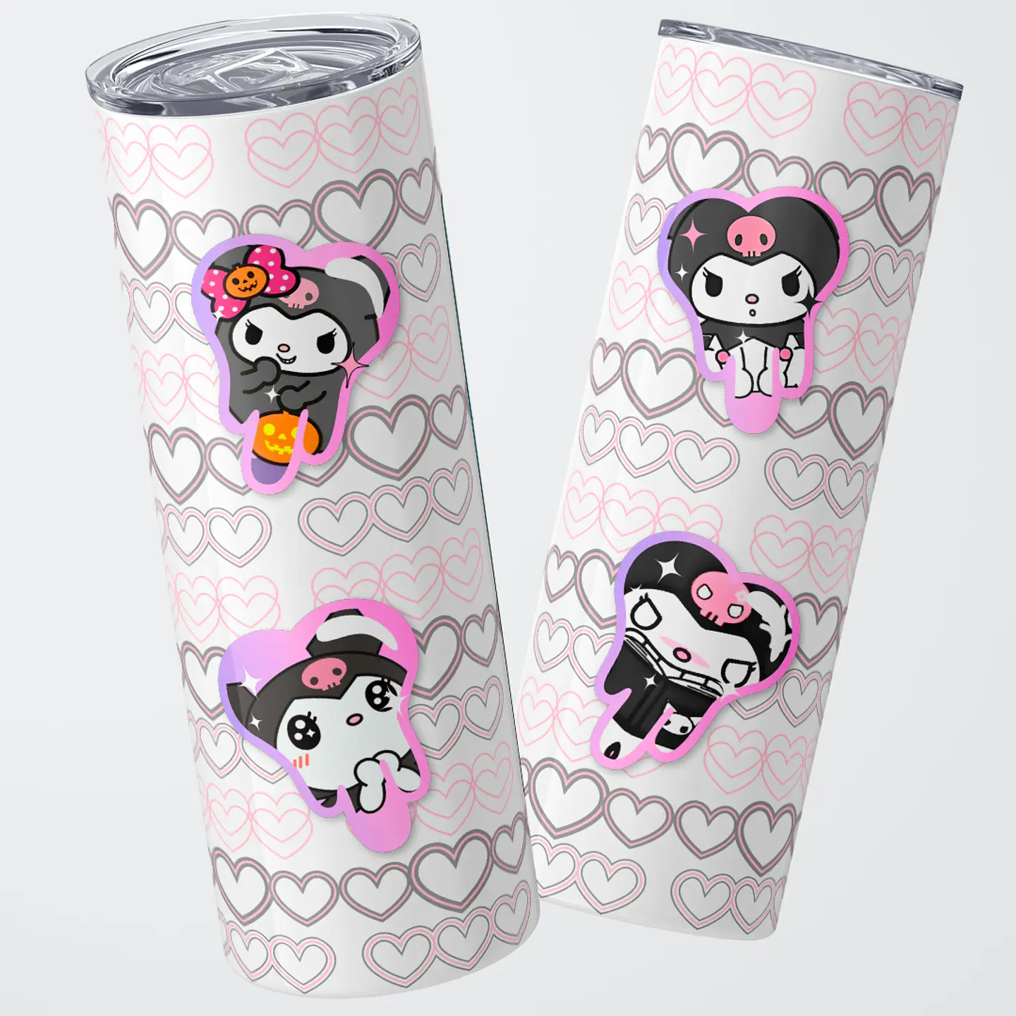 Vaso térmico 600ml - Diseño Kuromi Soft Heart 1