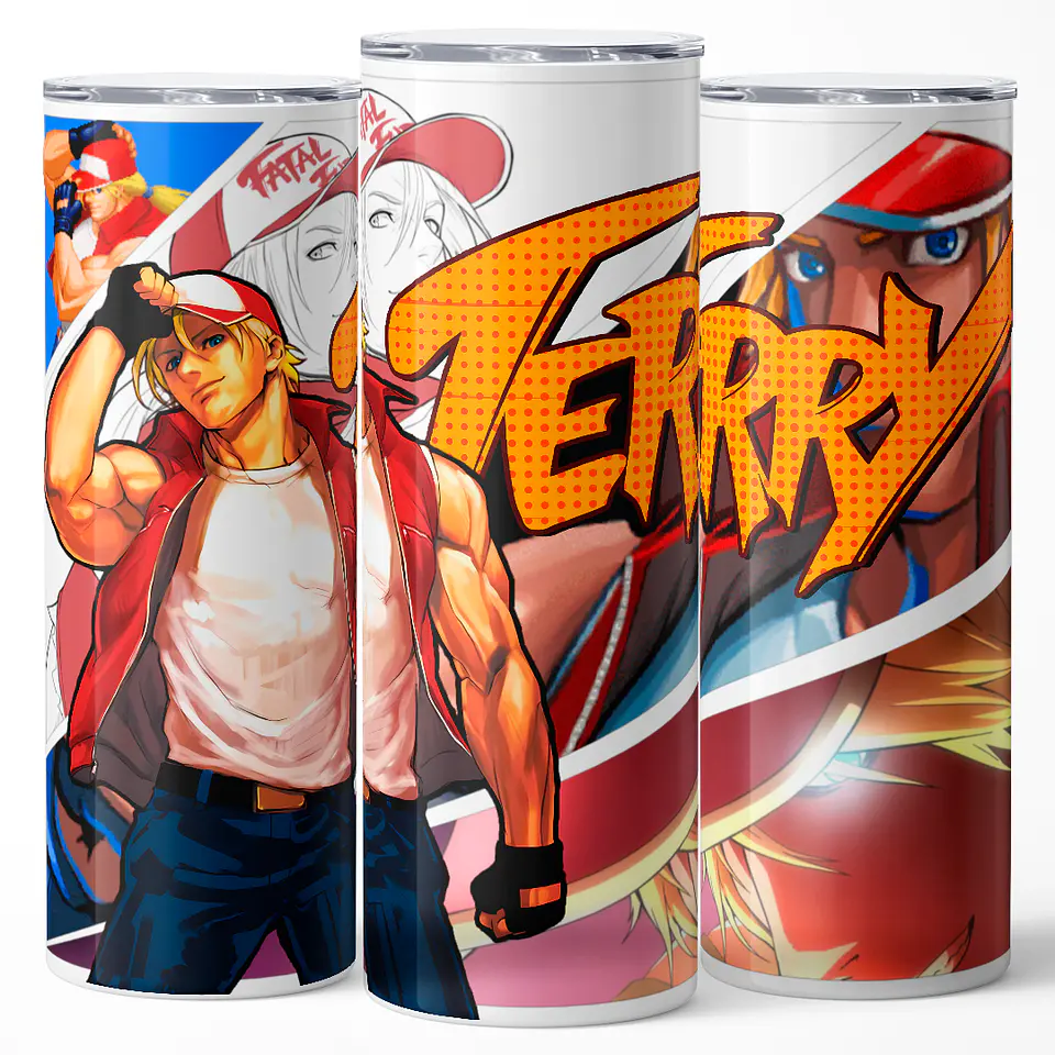 Vaso térmico 600ml - Diseño Terry Bogard 