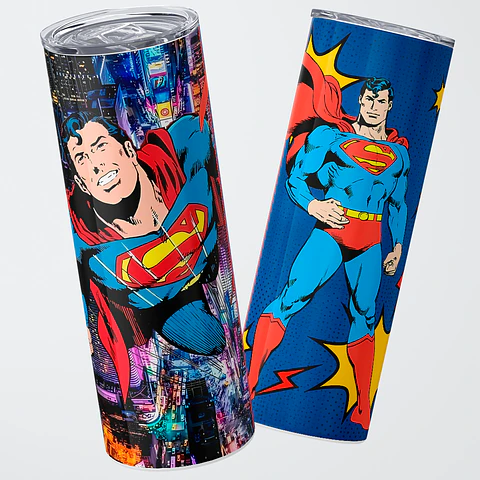 Vaso térmico 600ml - Diseño Superman Metropolis Pop