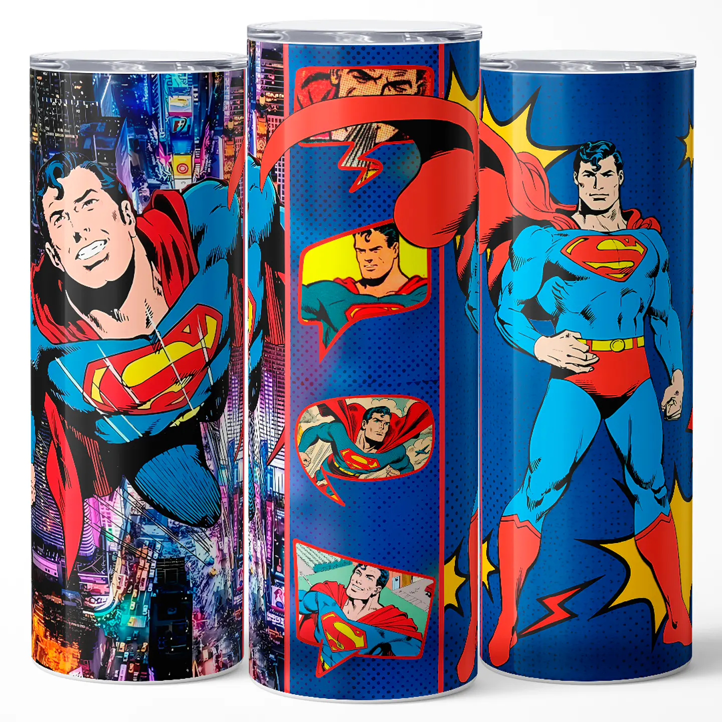 Vaso térmico 600ml - Diseño Superman Metropolis Pop 3