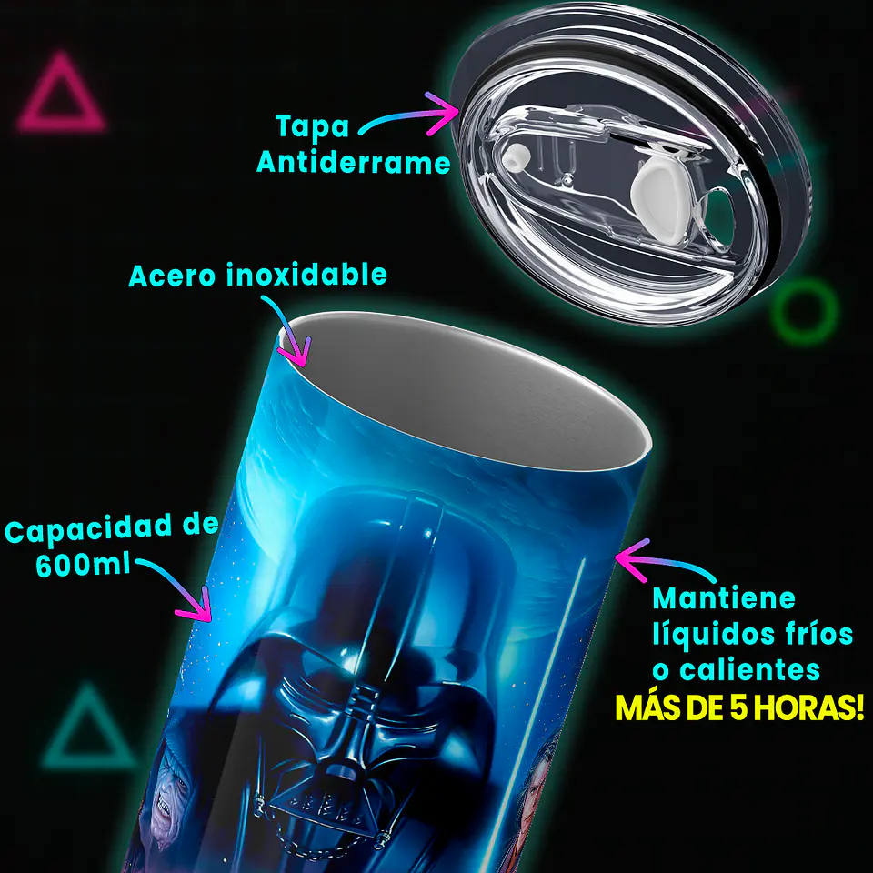 Vaso térmico 600ml - Diseño Star Wars Galactic Legacy 4