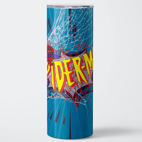 Vaso térmico 600ml - Diseño Spider-Man Retro Web-Burst