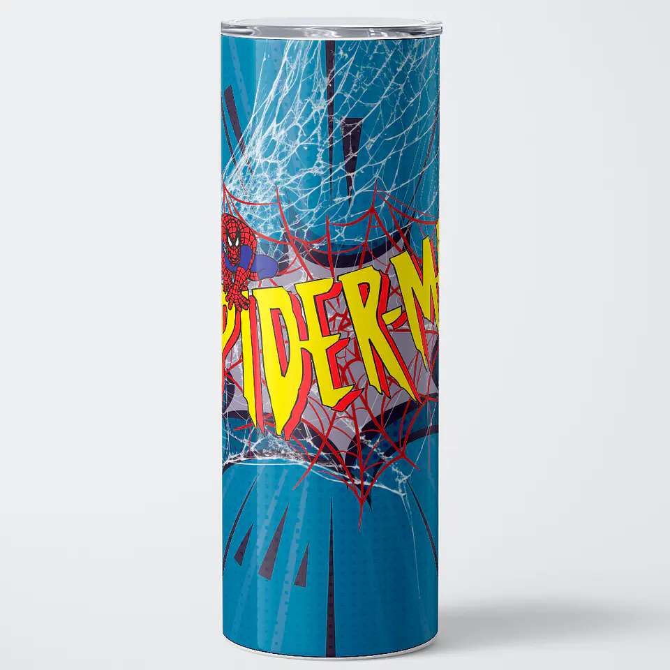 Vaso térmico 600ml - Diseño Spider-Man Retro Web-Burst 1