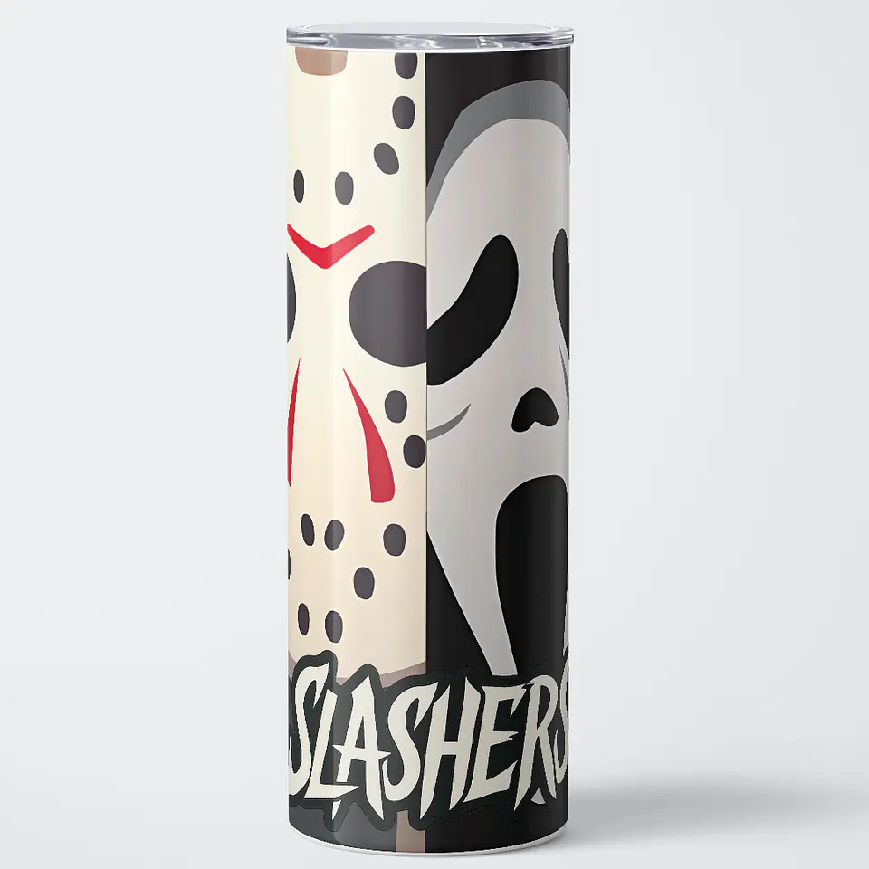Vaso térmico 600ml - Diseño Slashers Horror Split 1