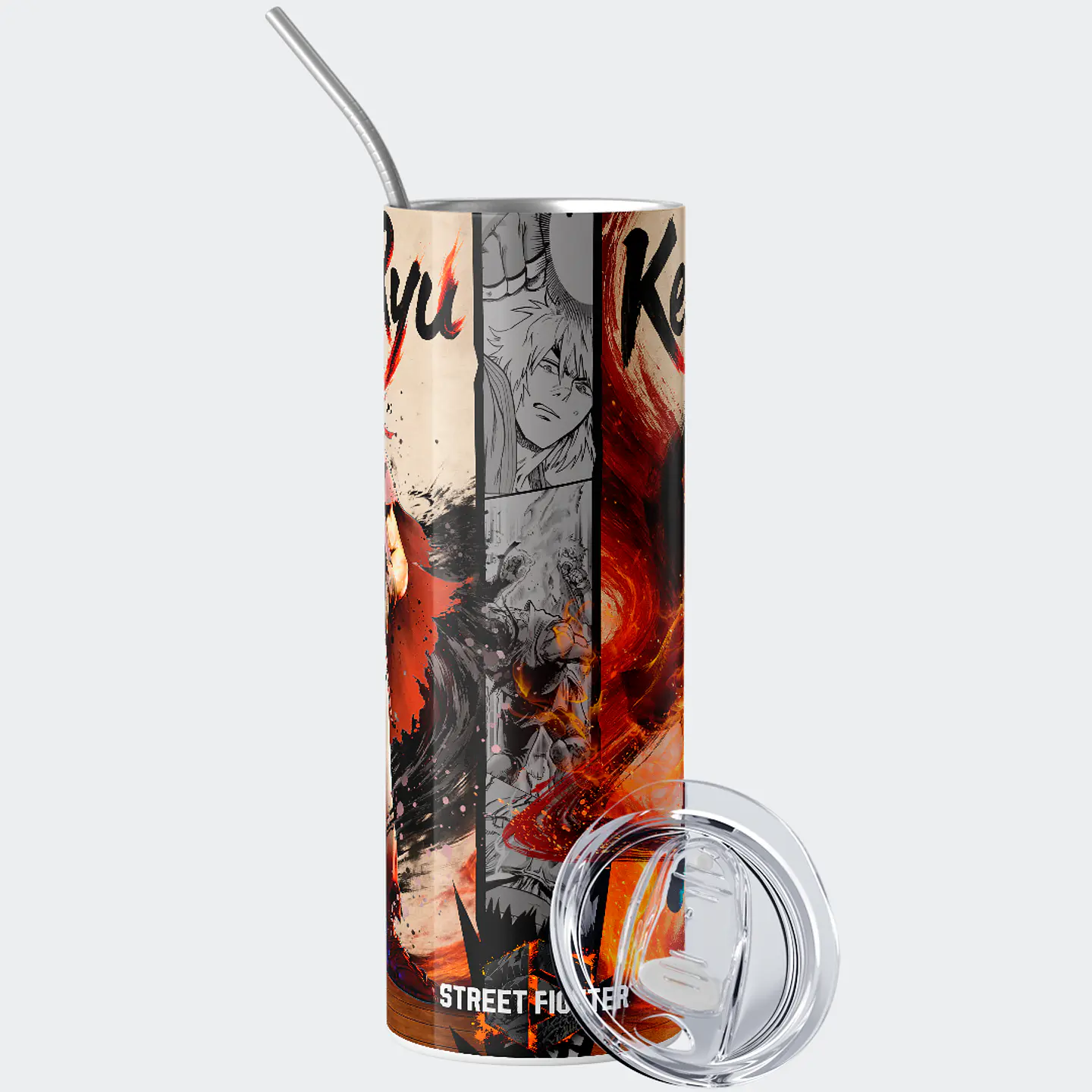 Vaso térmico 600ml - Diseño Street Fighter Ink Rivals 2