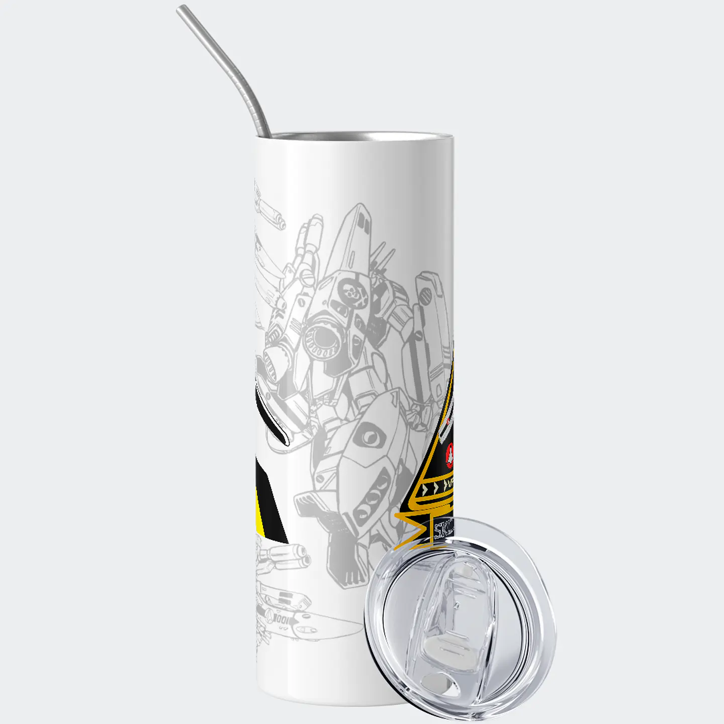 Vaso térmico 600ml - Diseño Macross Skull Squadron Elite 2
