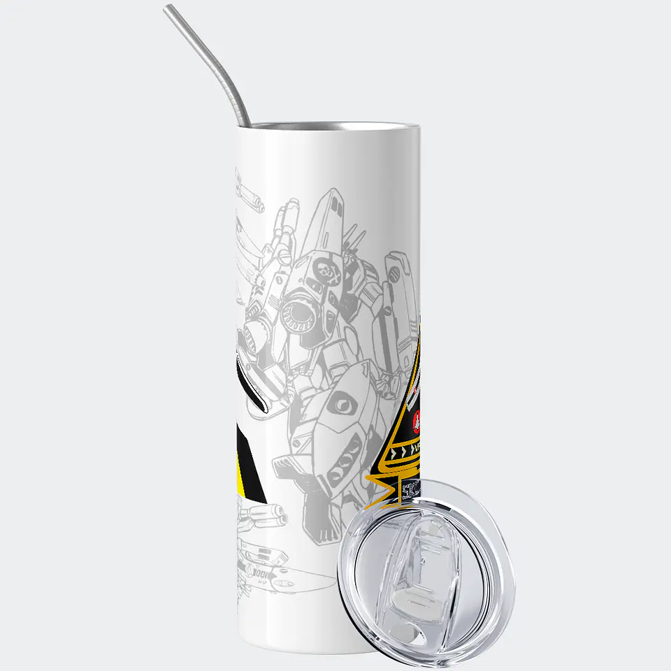 Vaso térmico 600ml - Diseño Macross Skull Squadron Elite 2