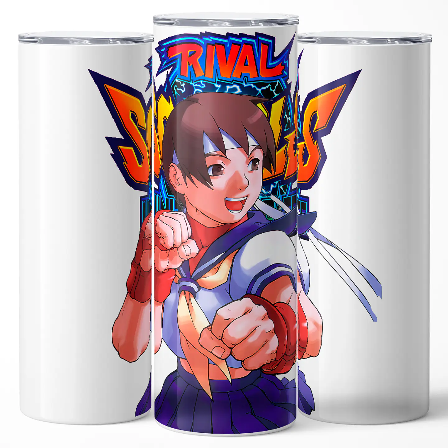 Vaso térmico 600ml - Diseño Sakura Kasugano Rival Schools 3