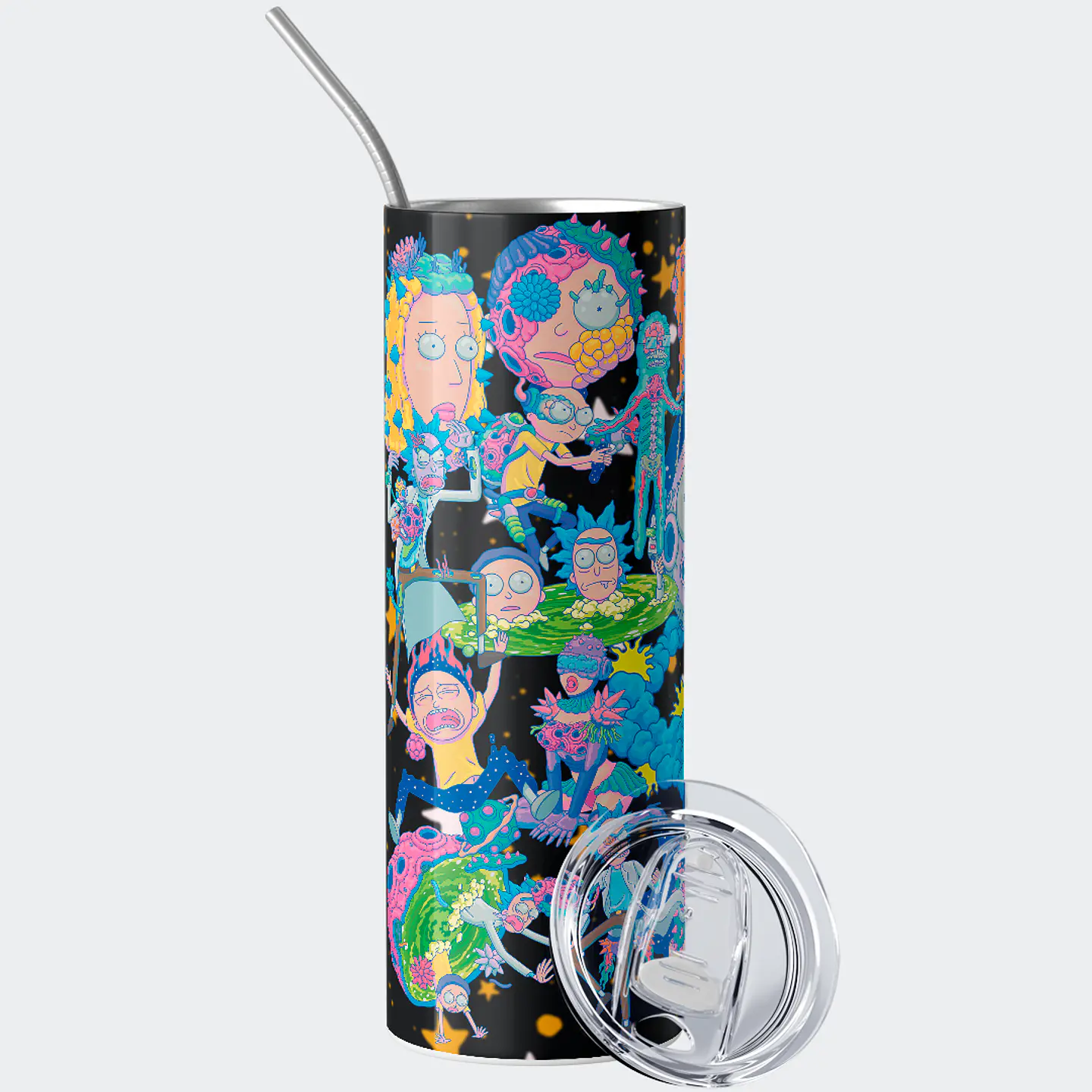 Vaso térmico 600ml - Diseño Rick and Morty Cosmic Trip 2