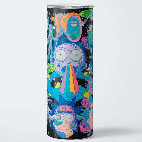 Vaso térmico 600ml - Diseño Rick and Morty Cosmic Trip
