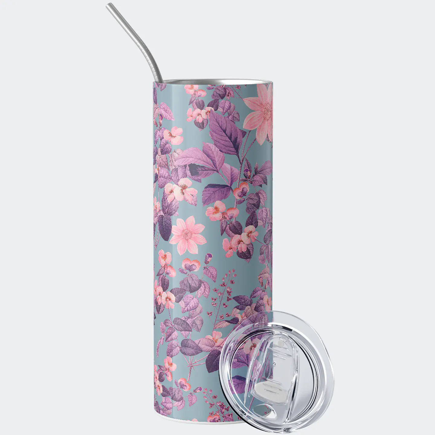 Vaso térmico 600ml - Diseño Vintage Lilac Garden 2