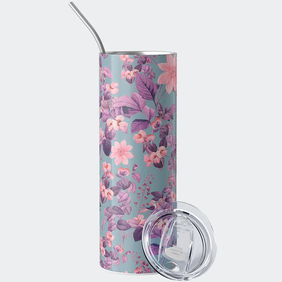 Vaso térmico 600ml - Diseño Vintage Lilac Garden 2