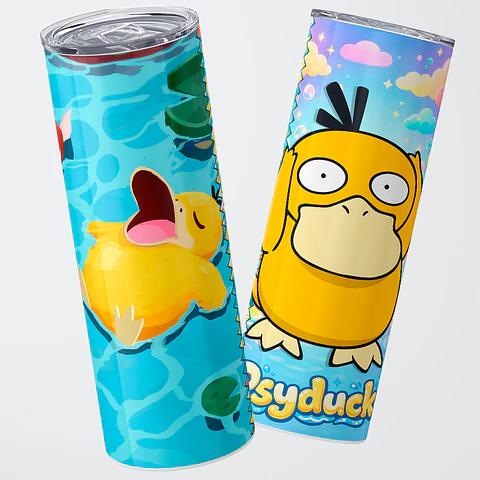 Vaso térmico 600ml - Diseño Psyduck Summer Headache