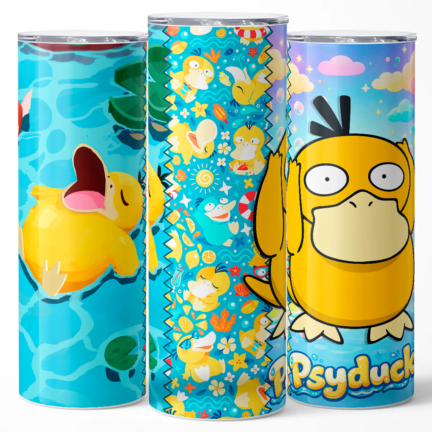 Vaso térmico 600ml - Diseño Psyduck Summer Headache 3