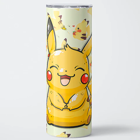 Vaso térmico 600ml - Diseño Pikachu Happy Pattern Edition