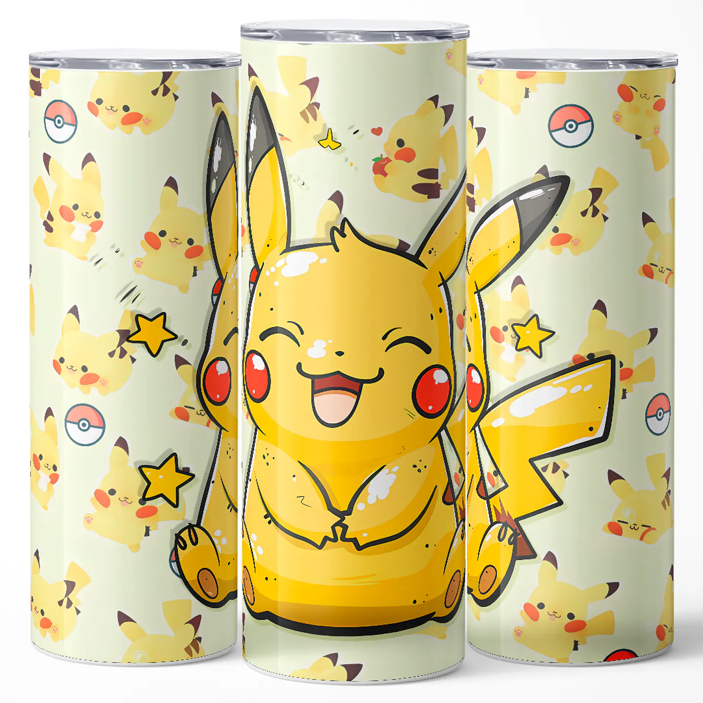 Vaso térmico 600ml - Diseño Pikachu Happy Pattern Edition 3