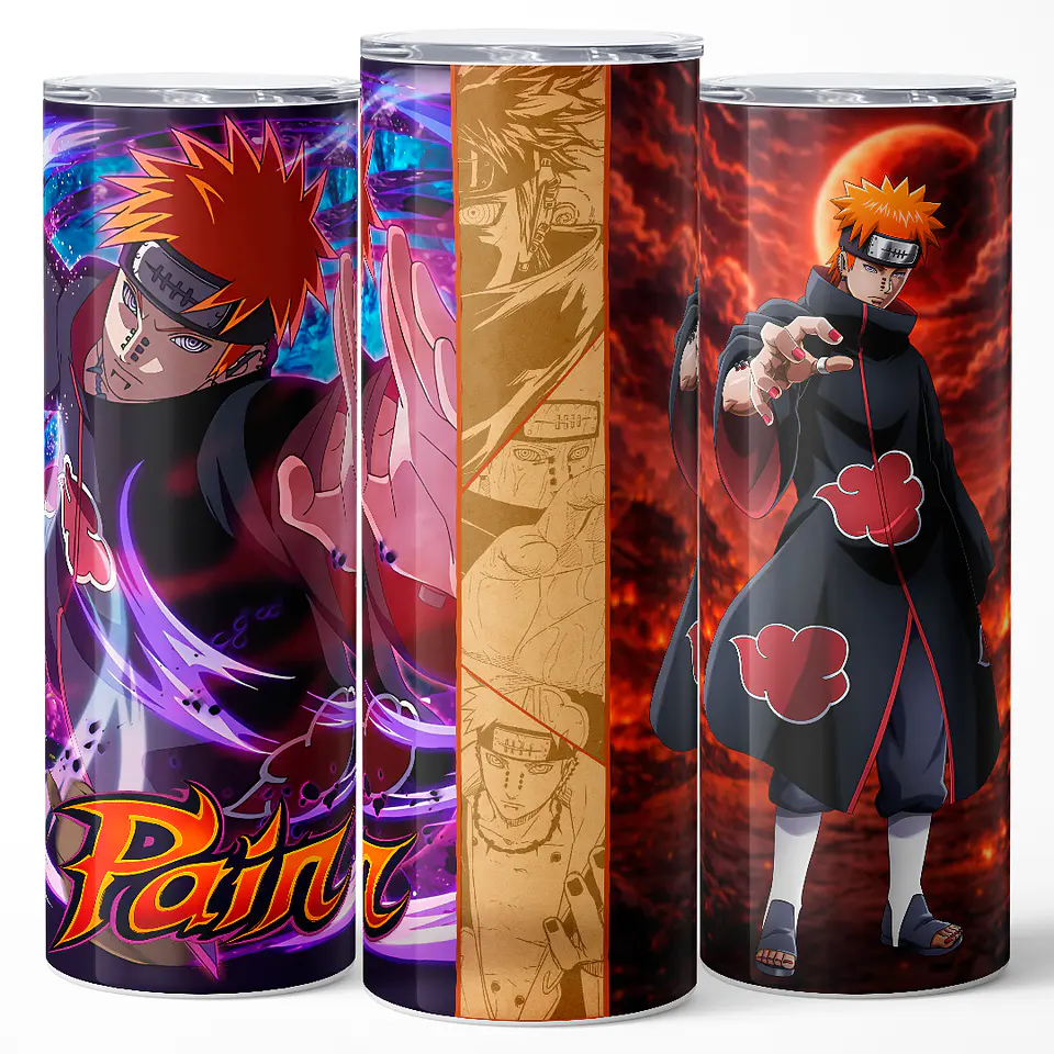 Vaso térmico 600ml - Diseño Pain Akatsuki Shinra Tensei Edition 3