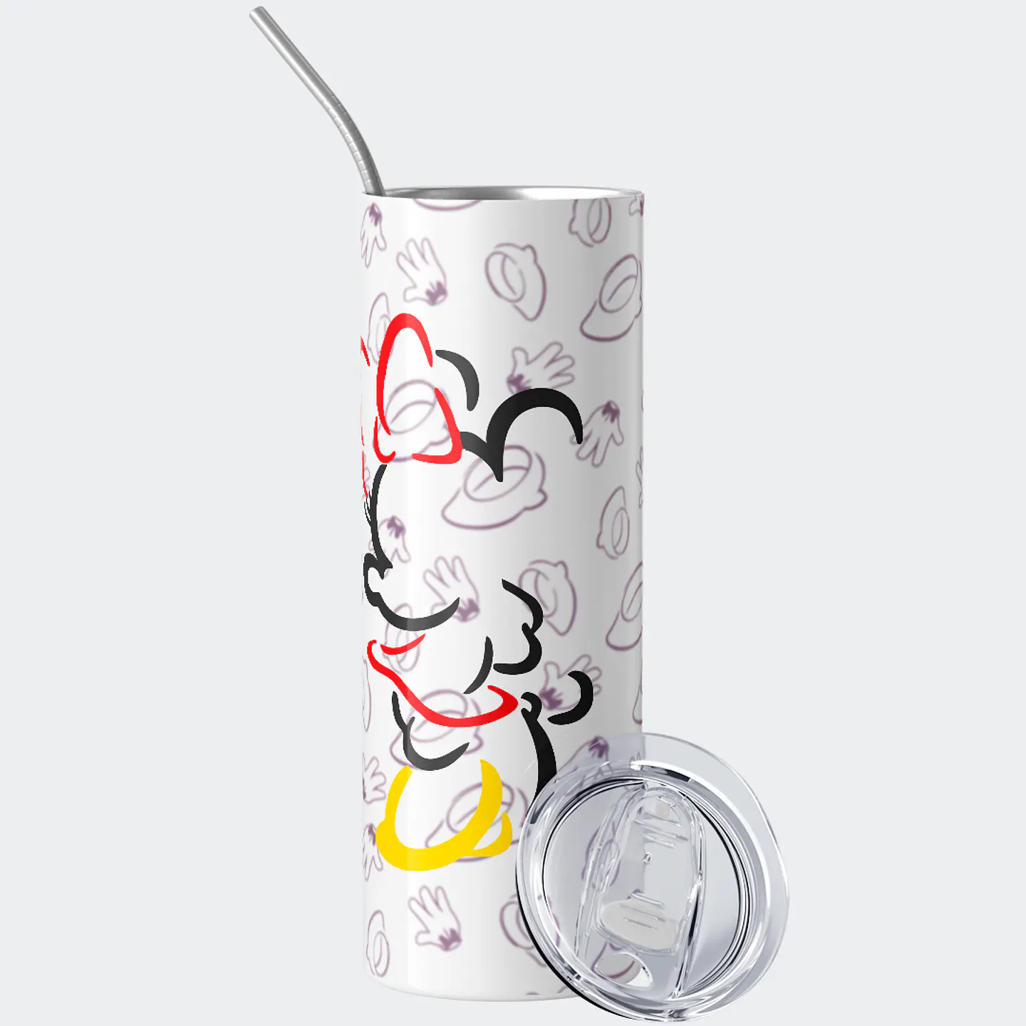Vaso térmico 600ml - Diseño Minnie Minimalist Sketch 2