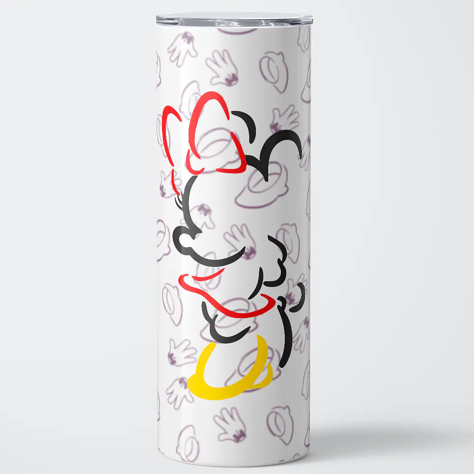 Vaso térmico 600ml - Diseño Minnie Minimalist Sketch 1