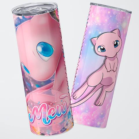 Vaso térmico 600ml - Diseño Mew Cosmic