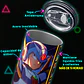 Vaso térmico 600ml - Diseño Mega Man X Fourth Armor Tech - Miniatura 4