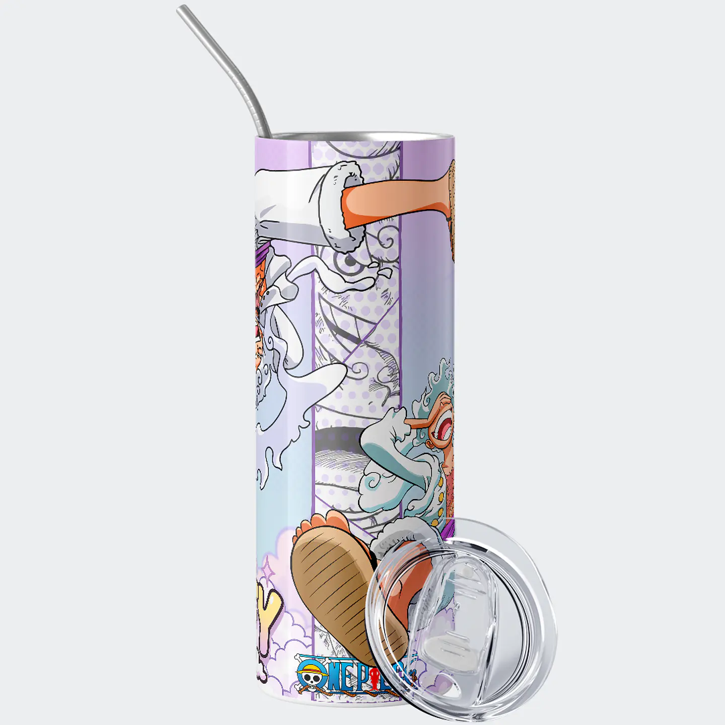 Vaso térmico 600ml - Diseño Luffy Gear 5 Joy Boy 2