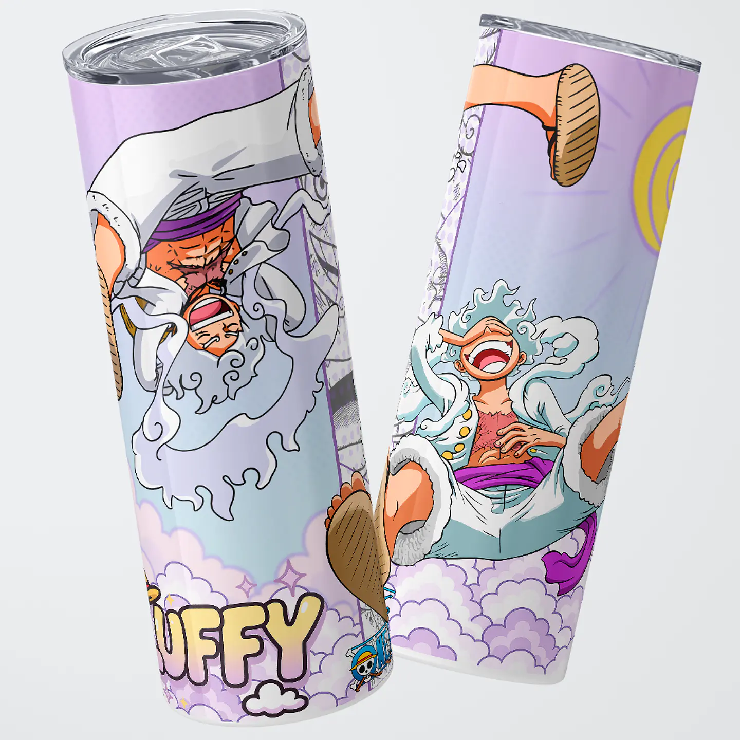 Vaso térmico 600ml - Diseño Luffy Gear 5 Joy Boy 1