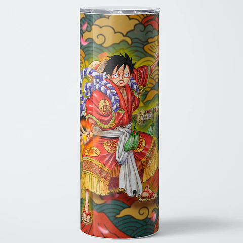Vaso térmico 600ml - Diseño Luffy Samurai Wano Style