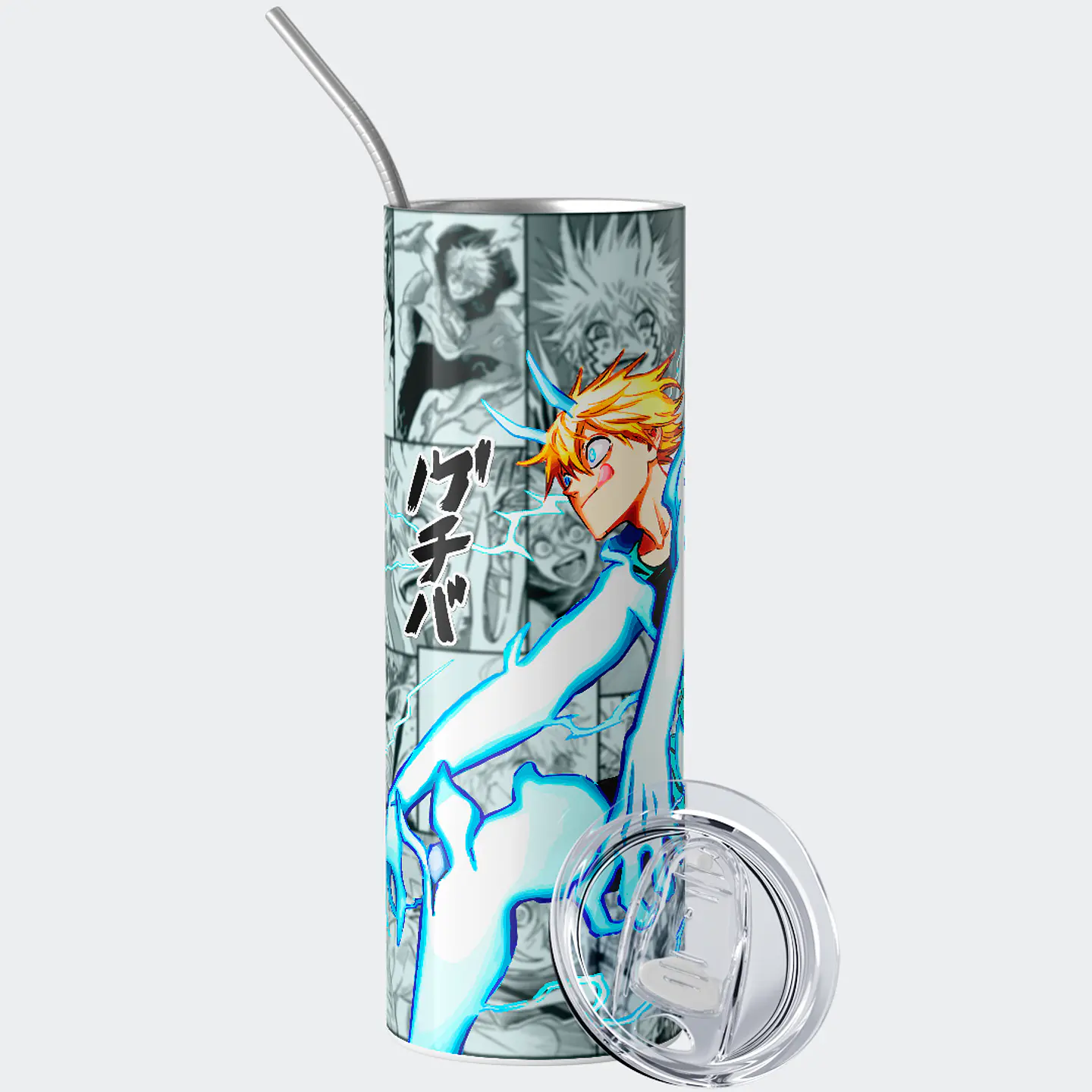 Vaso térmico 600ml - Diseño Luck Voltia Lightning Manga 2