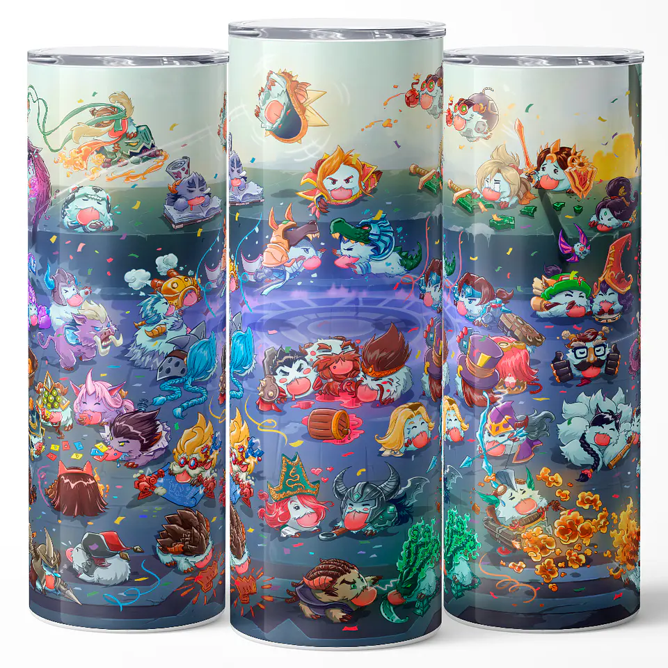 Vaso térmico 600ml - Diseño League of Legends Poros Party 3