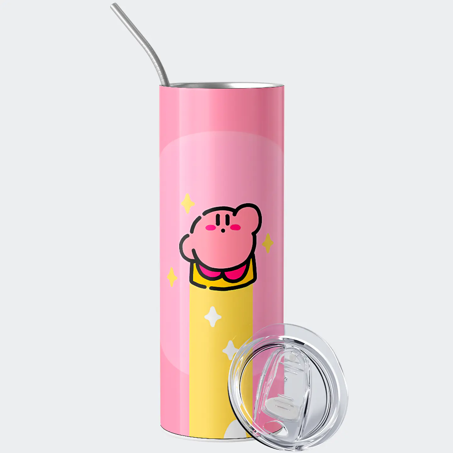 Vaso térmico 600ml - Diseño Kirby Star Ride Minimal 2