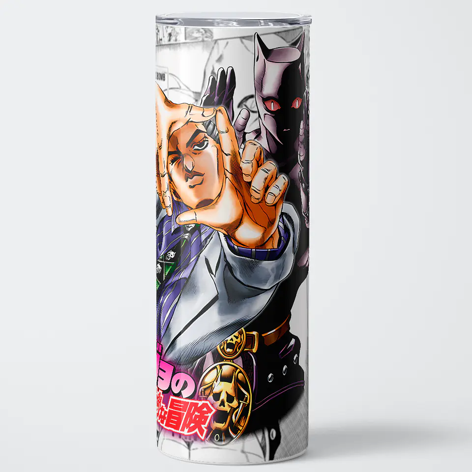 Vaso térmico 600ml - Diseño Yoshikage Kira Killer Queen Unleashed 1