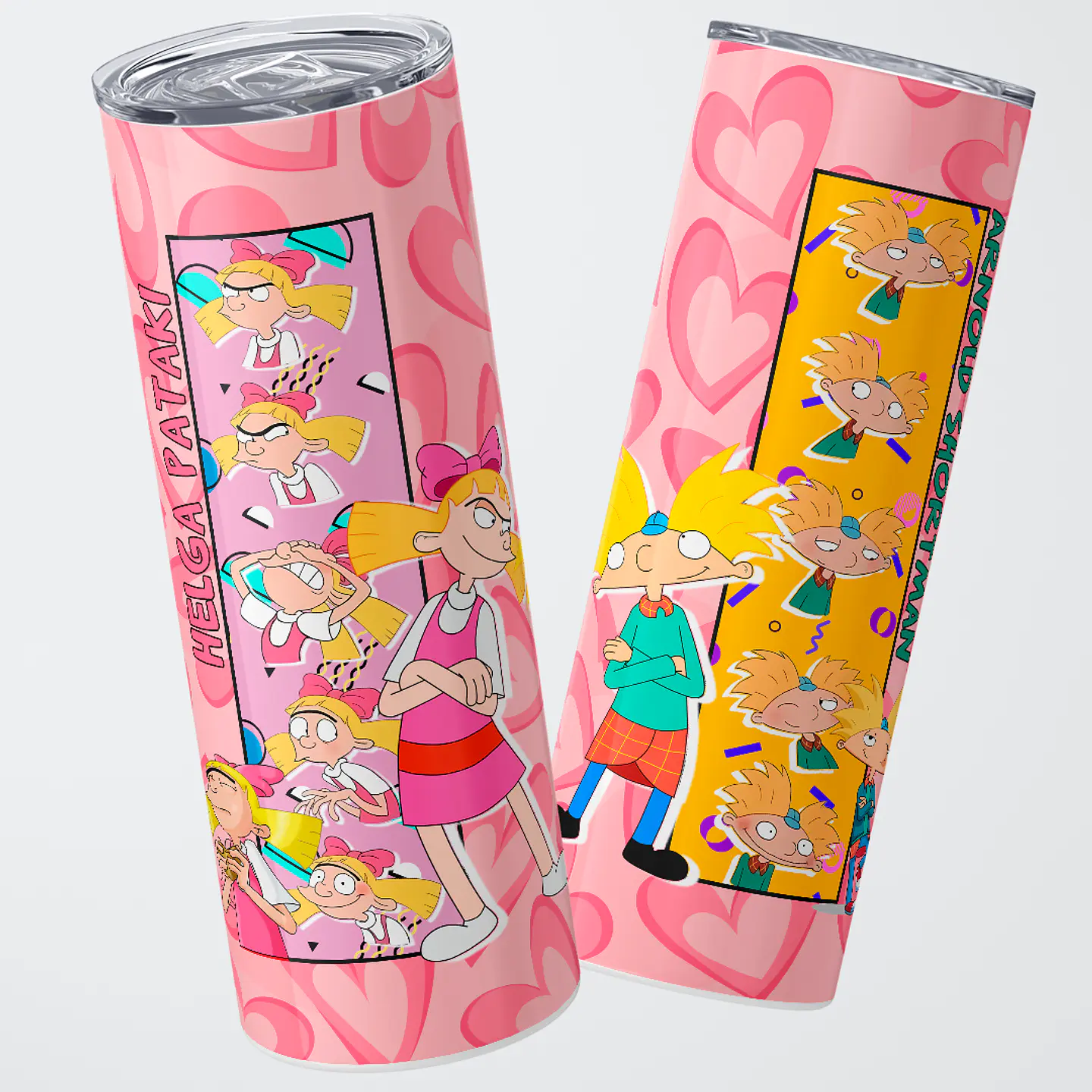 Vaso térmico 600ml - Diseño Arnold & Helga Secret Love Edition 1