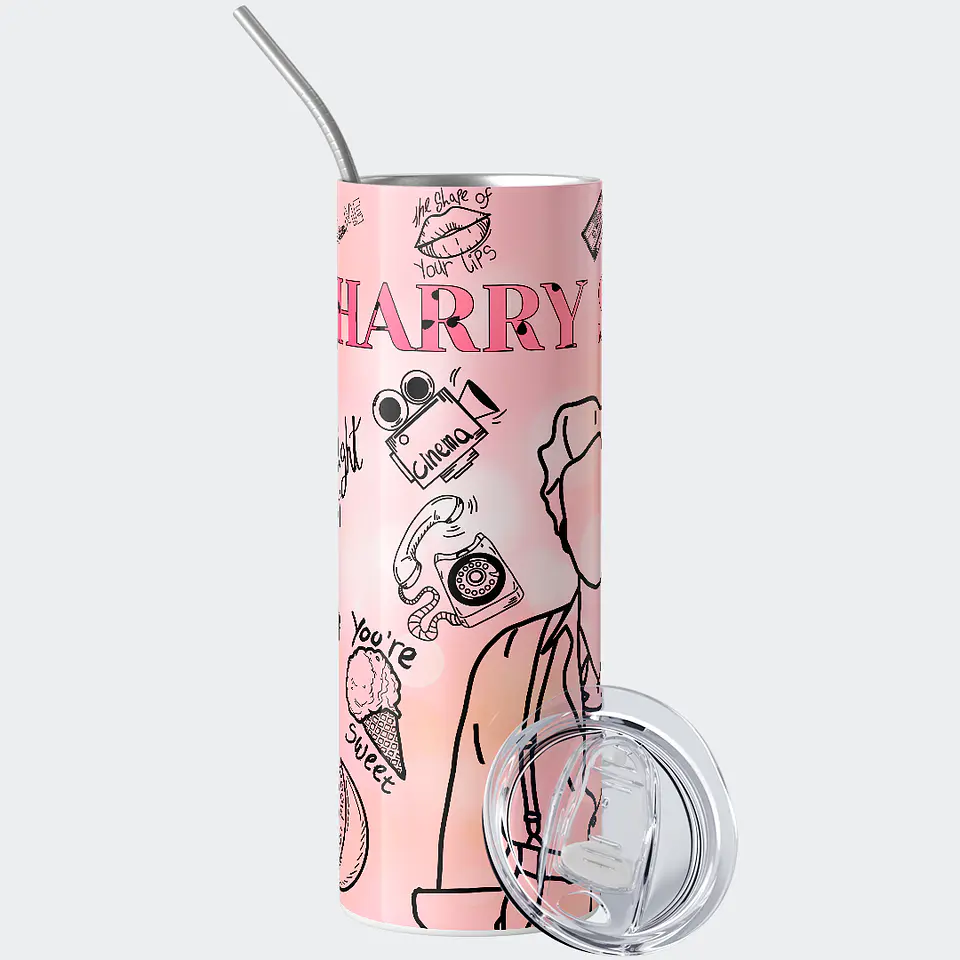 Vaso térmico 600ml - Diseño Harry Styles Golden House Edition 2