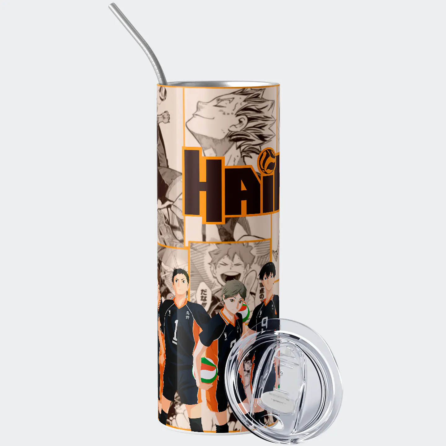Vaso térmico 600ml - Diseño Haikyuu!! Karasuno Team Pride 2