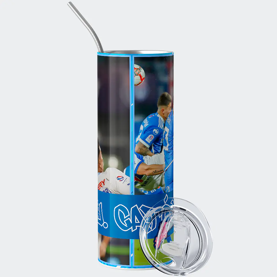 Vaso térmico 600ml - Diseño UC Gol del Silencio Icónico 2