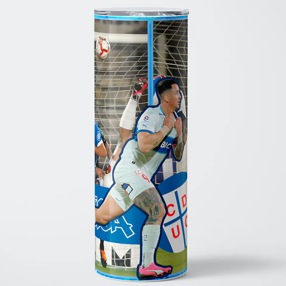 Vaso térmico 600ml - Diseño UC Gol del Silencio Icónico 1