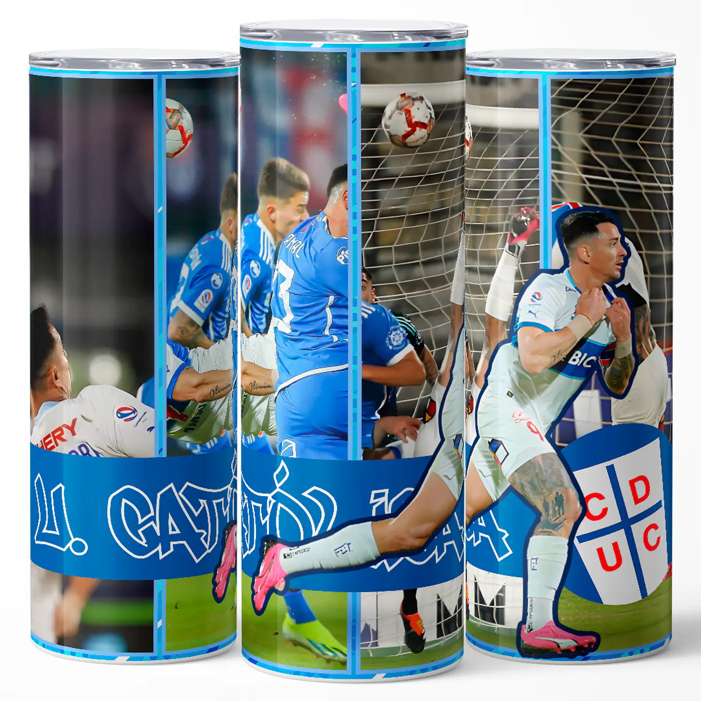 Vaso térmico 600ml - Diseño UC Gol del Silencio Icónico 3