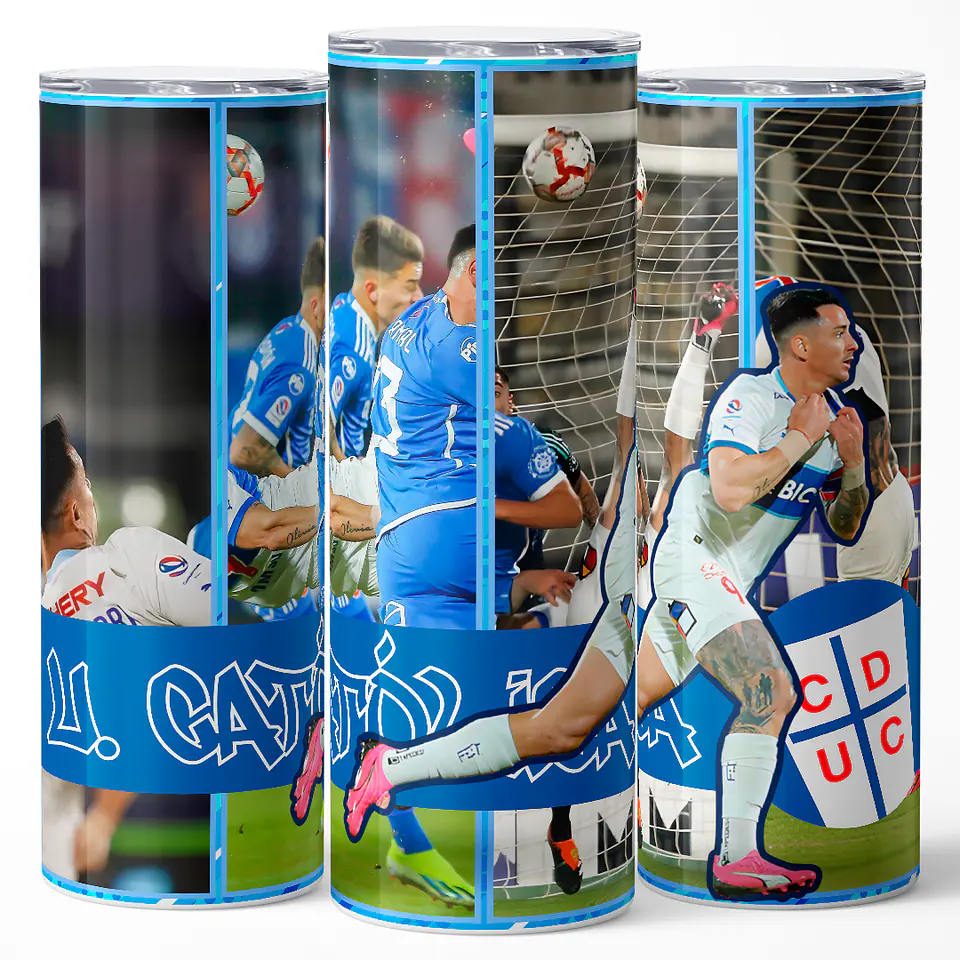 Vaso térmico 600ml - Diseño UC Gol del Silencio Icónico 3