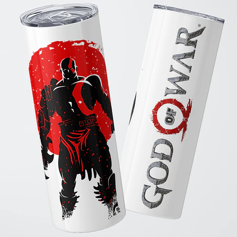 Vaso térmico 600ml - Diseño Kratos Spartan Bloodline