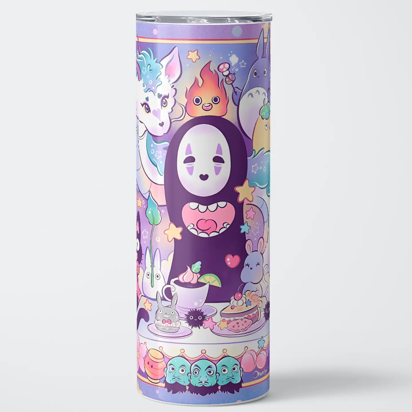 Vaso térmico 600ml - Diseño Ghibli Pastel Tea Party 1