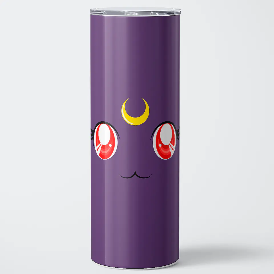 Vaso térmico 600ml - Diseño Sailor Moon Luna Face 1