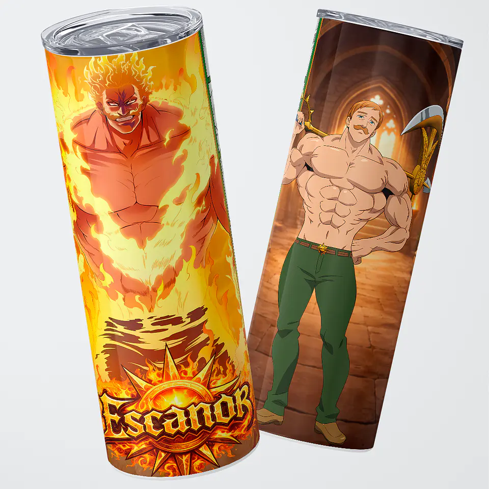Vaso térmico 600ml - Diseño Escanor Lion's Sin of Pride 1
