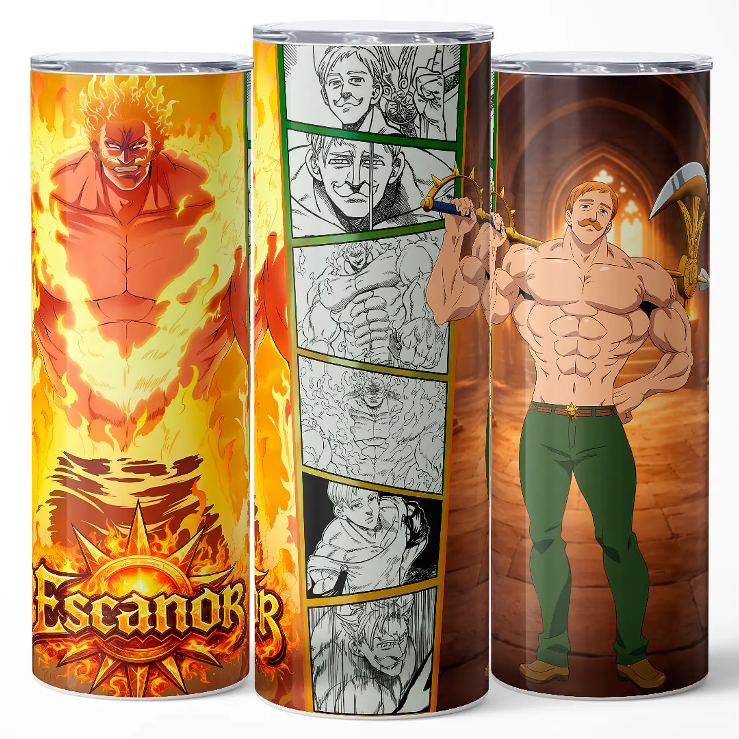 Vaso térmico 600ml - Diseño Escanor Lion's Sin of Pride 3