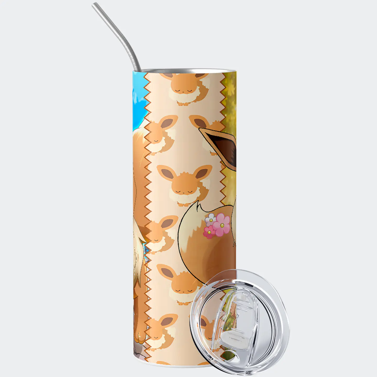 Vaso térmico 600ml - Diseño Eevee Nature Garden 2
