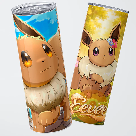 Vaso térmico 600ml - Diseño Eevee Nature Garden