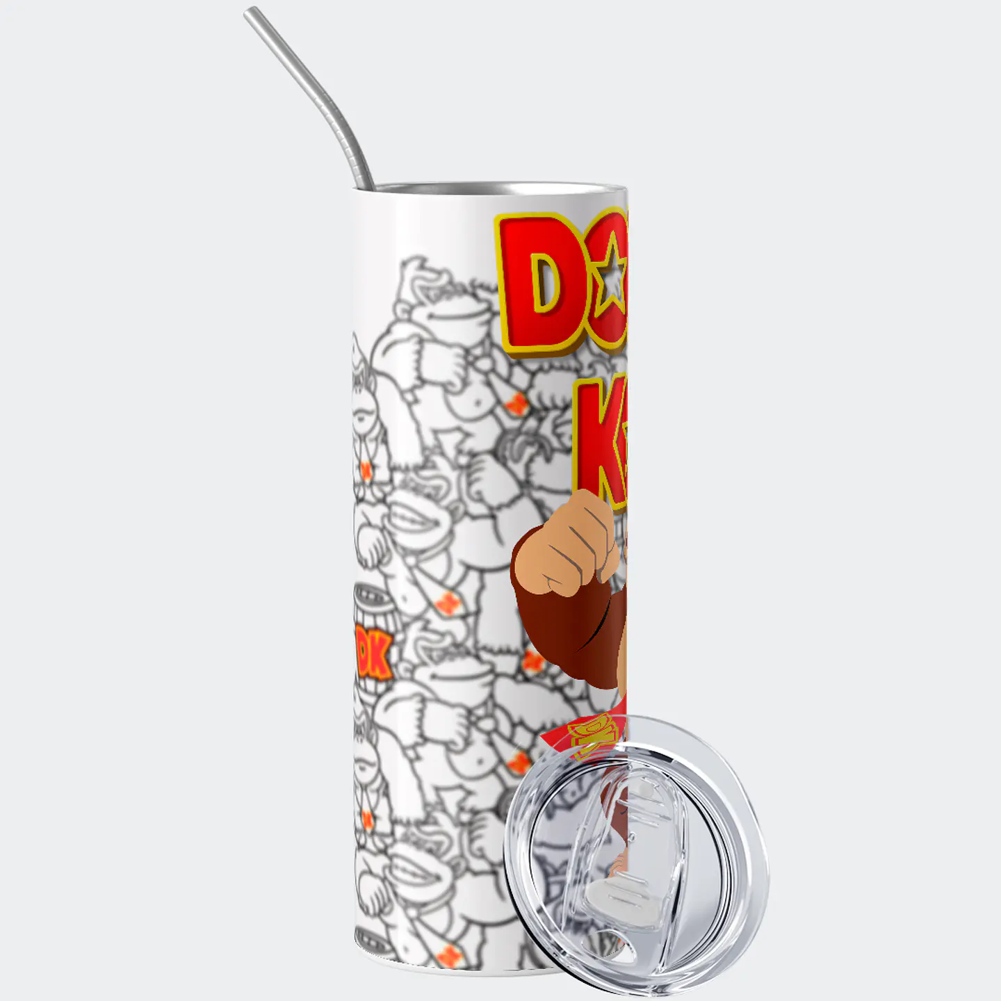 Vaso térmico 600ml - Diseño Donkey Kong Sketch Graffiti 2