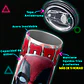Vaso térmico 600ml - Diseño Deadpool Logo Pattern - Miniatura 4