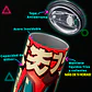 Vaso térmico 600ml - Diseño Deadpool Crimson Kanji - Miniatura 4