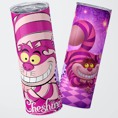 Vaso térmico 600ml - Diseño Cheshire Mad Smile